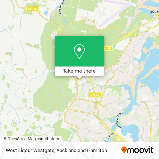 West Liqour Westgate map