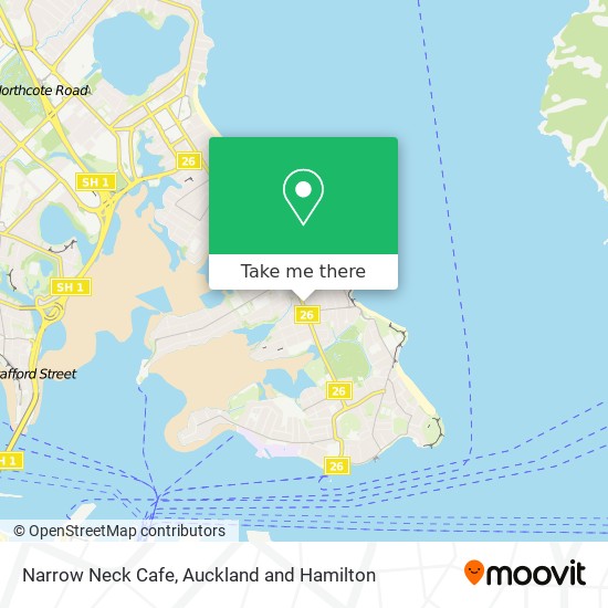 Narrow Neck Cafe map