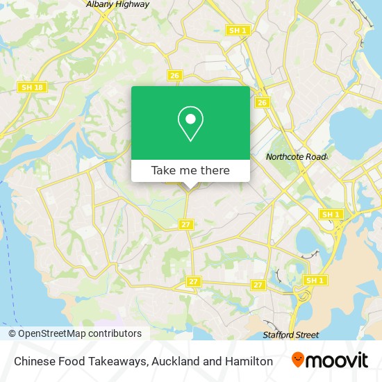 Chinese Food Takeaways map