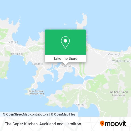 The Caper Kitchen map