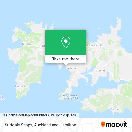 Surfdale Shops map