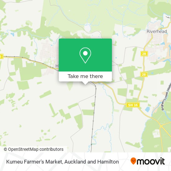Kumeu Farmer's Market map