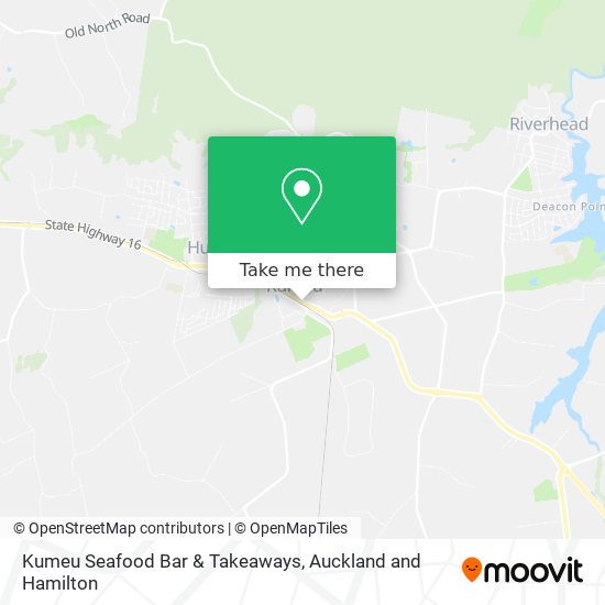 Kumeu Seafood Bar & Takeaways map