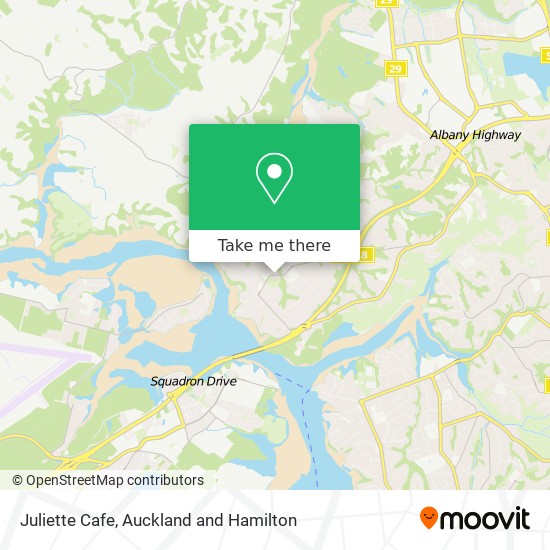 Juliette Cafe map