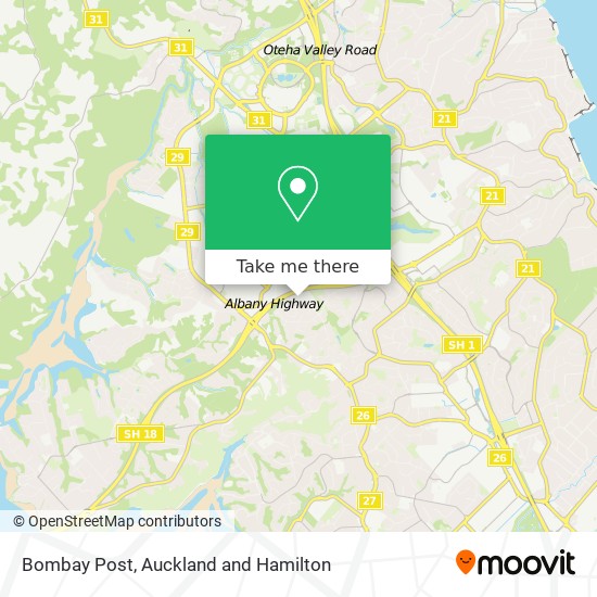 Bombay Post map