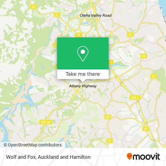 Wolf and Fox map