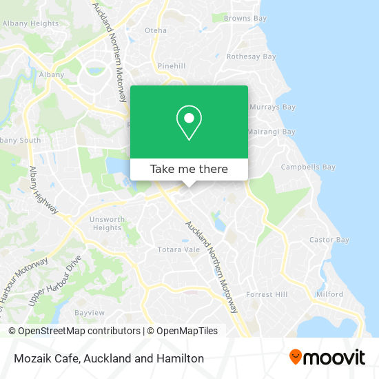Mozaik Cafe map