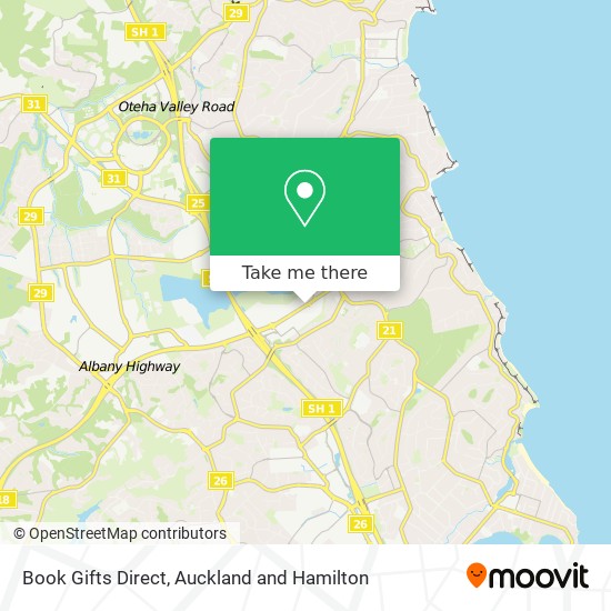 Book Gifts Direct map