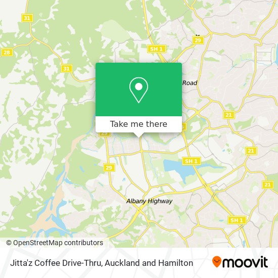Jitta'z Coffee Drive-Thru map