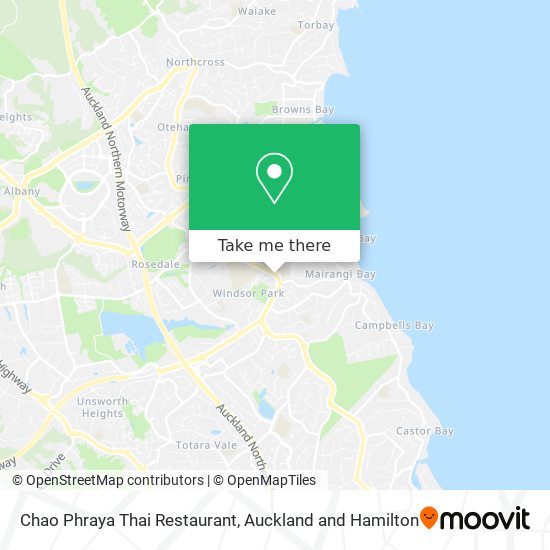 Chao Phraya Thai Restaurant map