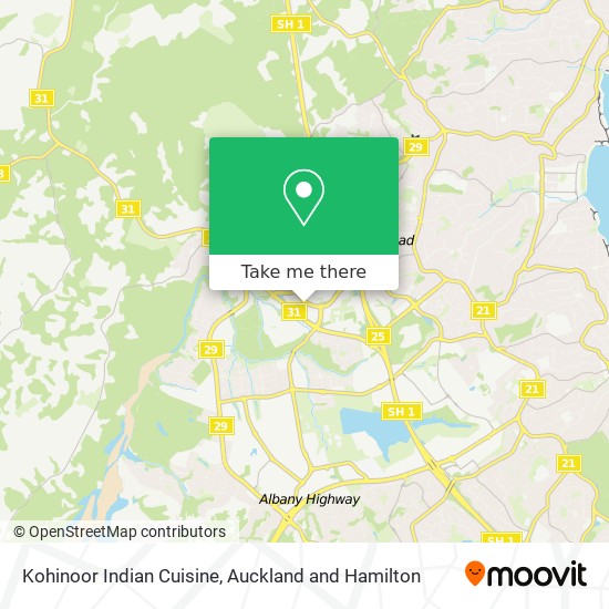 Kohinoor Indian Cuisine map