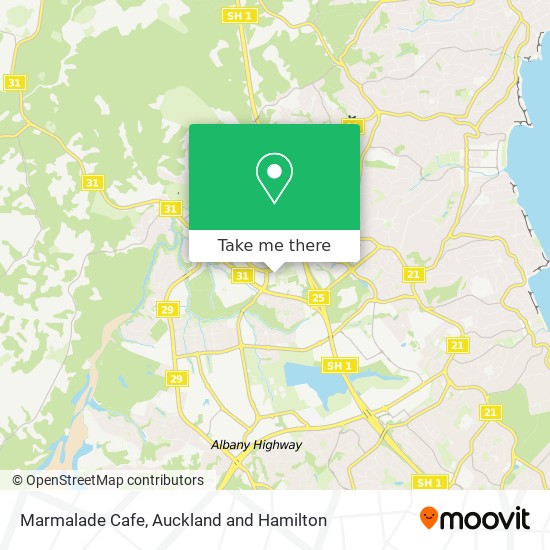 Marmalade Cafe map