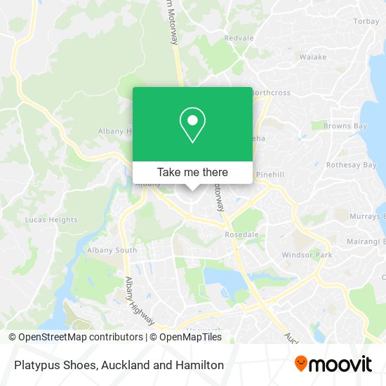 Platypus Shoes map