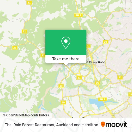 Thai Rain Forest Restaurant map