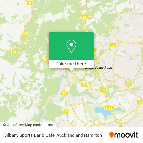 Albany Sports Bar & Cafe map