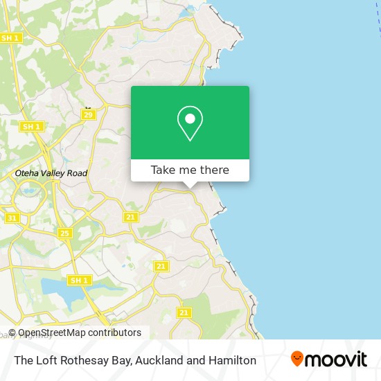 The Loft Rothesay Bay地图