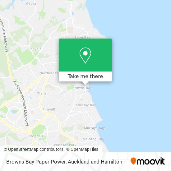 Browns Bay Paper Power地图