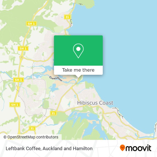 Leftbank Coffee map