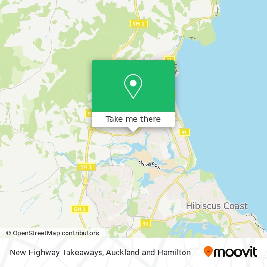 New Highway Takeaways map