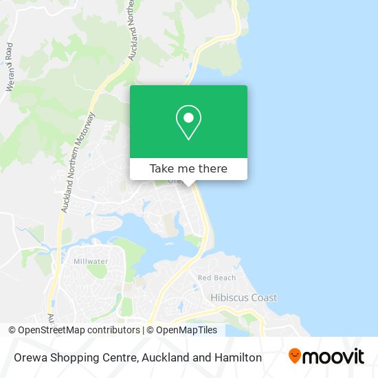 Orewa Shopping Centre map