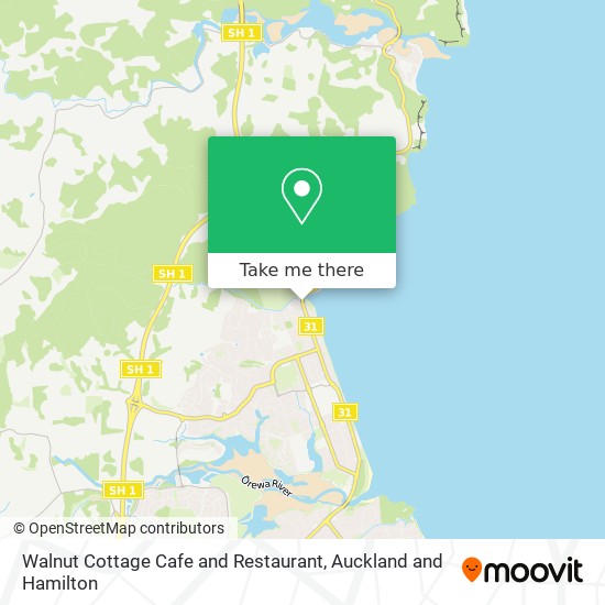 Walnut Cottage Cafe and Restaurant map
