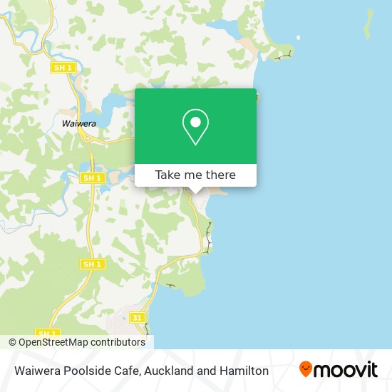 Waiwera Poolside Cafe map