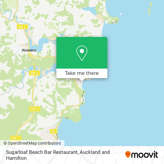 Sugarloaf Beach Bar Restaurant map