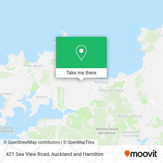 421 Sea View Road map