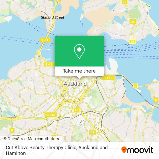 Cut Above Beauty Therapy Clinic map