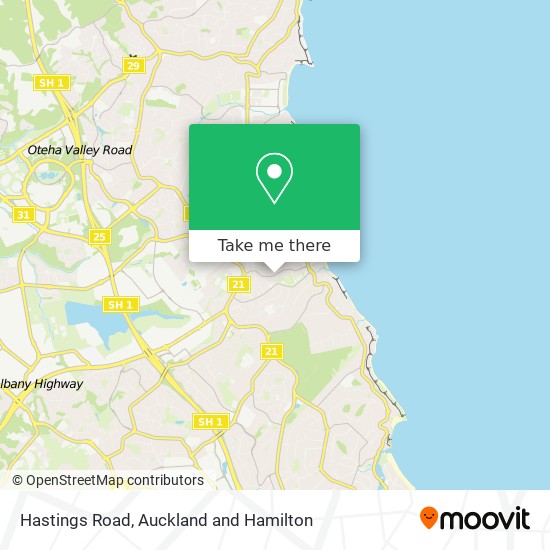 Hastings Road地图