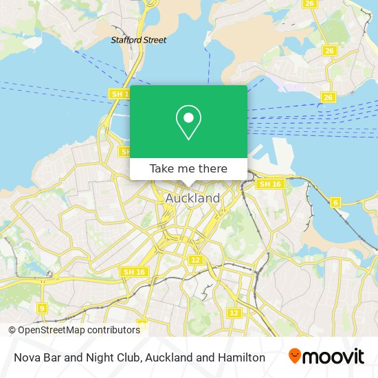 Nova Bar and Night Club map