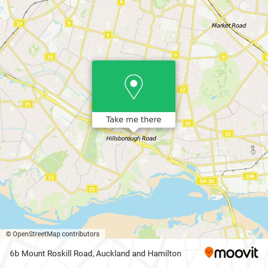 6b Mount Roskill Road map