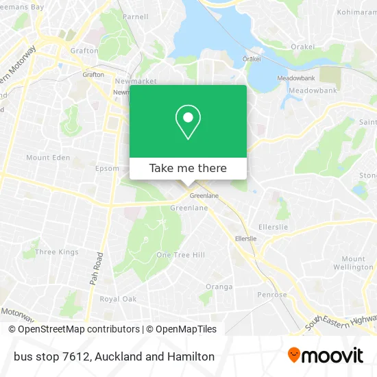 bus stop 7612 map