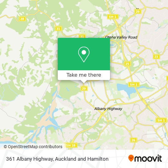 361 Albany Highway map