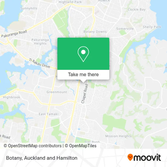 Botany map