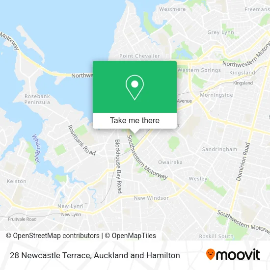 28 Newcastle Terrace map