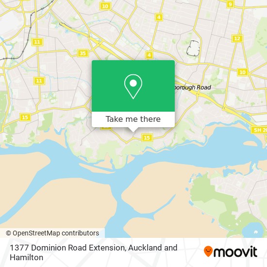 1377 Dominion Road Extension map