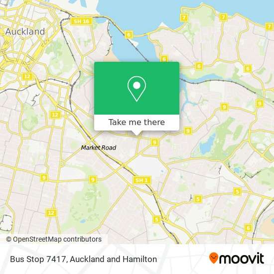 Bus Stop 7417 map