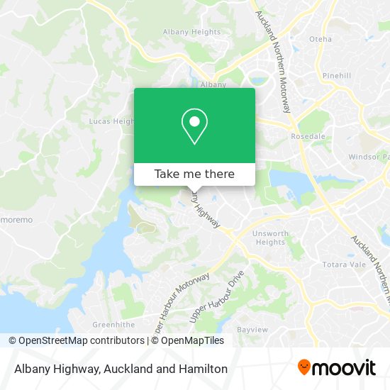 Albany Highway map