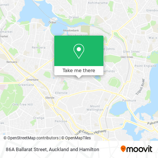 86A Ballarat Street map