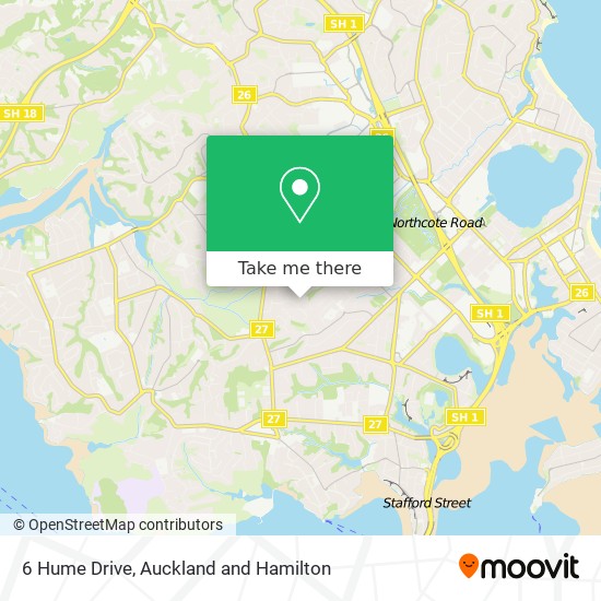 6 Hume Drive map