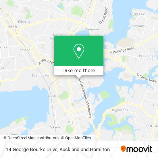 14 George Bourke Drive map