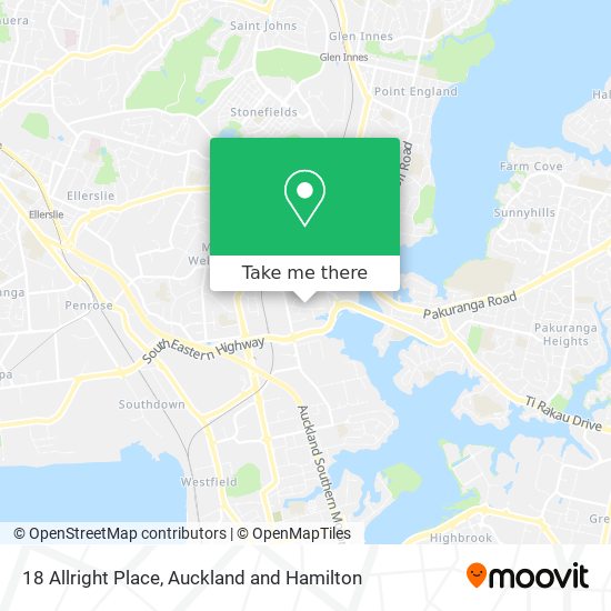 18 Allright Place map