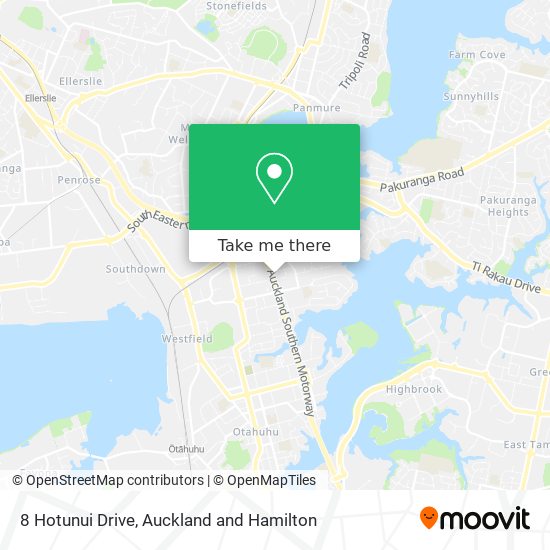 8 Hotunui Drive map