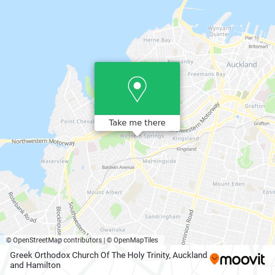 Greek Orthodox Church Of The Holy Trinity map