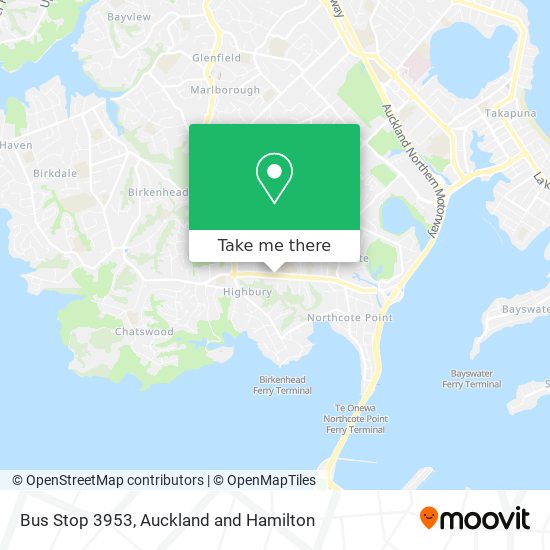 Bus Stop 3953 map