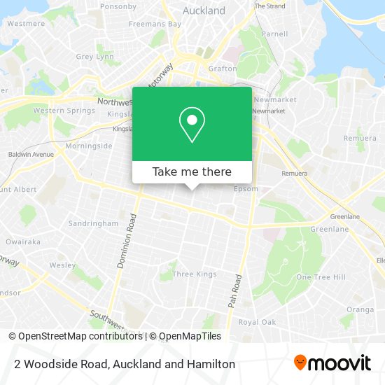 2 Woodside Road map