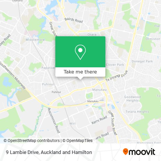 9 Lambie Drive map