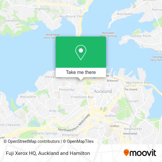 Fuji Xerox HQ map