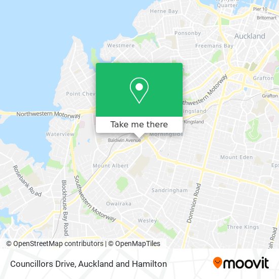 Councillors Drive map